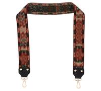 SOIMISS Banjo Guitar Strap Roman Embroidery Delicate Shoulder Strap Handbag Replacement for Acoustic Electric Guitars with Black Jacquard Woven Belt Random Color