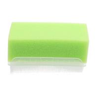 SOIMISS Bath Brush for Newborns, Massage and Relaxation Tool, Fruit Green Soft Bristle Tactile Brush for Sensory Development and Bathing