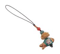 SOIMISS Beaded Mobile Phone Chain with Creative Fish Pendant Lost Lanyard Rope Vintage Style Cell Phone Bracelet Charm