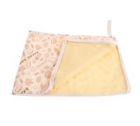 SOIMISS Beeswax Bread Bag with Zipper Seal for Homemade Loaves Storage | Natural Beeswax Lining, Cotton Cloth Build, L-shaped Opening, Foldable Design, Freezer-safe Storage, Washable