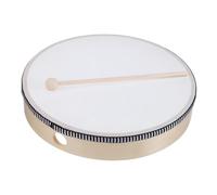 SOIMISS Beige Wood Hand Drum with Drumsticks for Comfortable Playing and Strong Striking Sensation Suitable for Singing, Dancing, and Percussion Instrument Enthusiasts