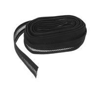 SOIMISS Black Elastic Wig Grip Band for Wigs, 5 Yards Long, 1 Inch Wide Non-slip Silicone and Cloth Headband with Breathable Mesh Design, Lightweight and Secure Hold for Performances