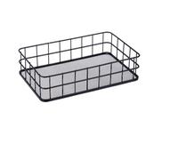 SOIMISS Black Iron Mesh Storage Basket for Cosmetics Household Use