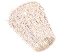 SOIMISS Bohemian Lamp Shade Cover Creative Tabletop Light Shade for Bedroom Living Room and Office Handmade Weaving Design for Cozy Atmosphere Premium Rope Material