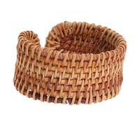 SOIMISS Bohemian Woven Bracelet for Women Lightweight Adjustable Rattan Braid Cuff Bangle with Rustic Charm, Summer Wrist Jewelry and Festival Attire Accessory