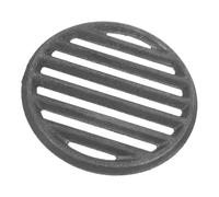 SOIMISS Bottom Grill Grate Cast Iron 15Cm Round Charcoal Plate Replacement for Fire Pit and Outdoor Cooking