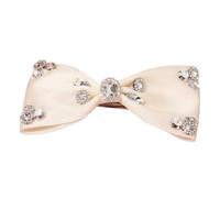 SOIMISS Bowknot Rhinestone Hairpins Hair Bow Clips Fashion Chic Bowknot Design Easy to Match Holds Thick, Straight Or Curly Hair Women Appointments Dance Parties