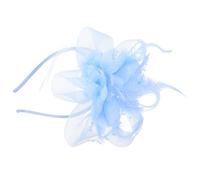 SOIMISS Bridal Fascinator Hair Clip with Mesh Headpiece Small Hat for Wedding Guests Women