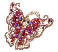 SOIMISS Butterfly Rhinestone Keychain Pendant Elegant Decorative Key Ring for Handbags Lightweight and Durable Crystals Keychain Charm for Women and Mothers Festive Accessory