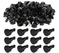 SOIMISS Car Auto Vent Clips 100Pcs Metal Car Vent Clips with Slot and Head Suitable for Decoration