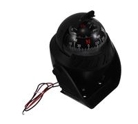 SOIMISS Car Navigation Compass Ball with LED Illumination Dashboard Mount for Vehicles Boats and Hunting Trips Durable Magnetic Directional Guide for Use