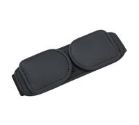 SOIMISS Car Sunglasses Holder for Vehicle Sun Visor Leather Visor Glasses Clip with Ticket Card Slot Compact Eyeglass Organizer for Secure One-hand Operation Fits Glasses and Cards Black