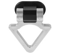 SOIMISS Car Tow Hook Decoration, Tow Hook Ring Decoration, Plastic Silver, Easy Installation, for Car Front Bumper Vehicle Exterior Styling