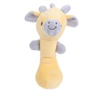 SOIMISS Cartoon Deer Hand Bell Bright Color Plush Handheld Rattle for Sensory Development Early Learning Soft Animal for Nursery and Playroom