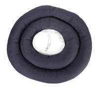 SOIMISS Cat Recovery Collar Waterproof Anti-licking Protective Elastic Neck Cone Soft Fabric Post-surgery Protective Cone for Cats Medium Deep Grey Suitable for Healing