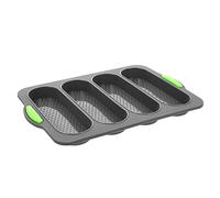 SOIMISS Cavity Silicone Bread Baking Mold for French Bread and Cake Non Stick Pan with Rounded Edges Easy to Clean and Store Suitable for Home and Professional Bakery Use