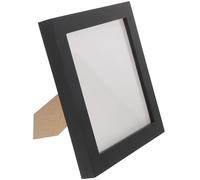 SOIMISS CD Display Frame Wall-Mounted Wooden Record Album Holder for Vinyl Storage and Display in Study Room