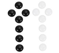 SOIMISS Ceramic Flat Beads Mini Chess Pieces Creative Smooth Comfortable Go Chess Accessories for Children Home Play