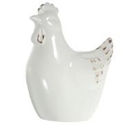 SOIMISS Ceramic Hen Figurine Decor Craft Vivid Tabletop Hen Statue for Kitchen Living Room Adorable Farm Animal Decoration for Family and Friends
