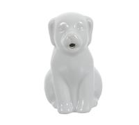 SOIMISS Ceramic Mini Milk Jug Cute Animal Design White Dog Sauce Cup with Handle Practical Creamer Pitcher for Coffee Latte Kitchen Use Eco Friendly Material