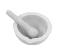 SOIMISS Ceramic Mortar and Pestle Set Precision Grinding Bowl for Medicine Spices and Garlic Versatile Household and Laboratory Use with Matching Pestle for Efficient Mixing and Crushing