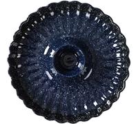 SOIMISS Ceramic Sushi Serving Plate Round Dumpling Sauce Dish Microwave Safe for Home and Restaurant Use Japanese Style Snack and Sashimi Plate