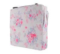 SOIMISS Chair Lift Cushion Rose Detachable Booster Seat Mat with Dual Straps for Dining Study and Travel Use Non-Slip Portable Square Cushion for Boys