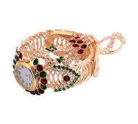 SOIMISS Chic Watch Set Diamond Ring Quartz Bracelet Watch for Women Easy to Read Fashionable Design Ideal for Shopping Dates Commuting