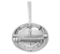 SOIMISS Chicken Roasting Rack Chicken Roaster Standing Holder Silver Premium Stainless Steel Vertical Standing Design Not Easy to Rust Or Deform for Outdoor Camping Barbecues and Grilling