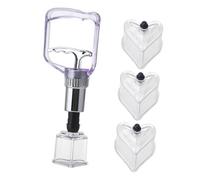 SOIMISS Chinese Cupping Therapy Manual Vacuum Pump Body Massager for Relief and Blood Flow Aging Suction Cups for Back Neck Legs Home Meridian Care Tool for Adults