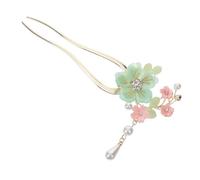 SOIMISS Chinese Style Glazes Flower Hair Stick Hair Fork Lightweight for Women Traditional Hanfu