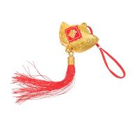 SOIMISS Chinese Tassel Hanging Ornament for Spring Festival Traditional Feng Shui with Gourd and Chinese Knot Festive Decoration for Home Car and Office Symbolizing Wealth and Blessings