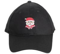 SOIMISS Christmas Baseball Cap - Lovely Christmas Bear Pattern - Merry Funny Xmas Party Trucker Hat for Adults and Kids - Cotton Sun Protection Hat Black