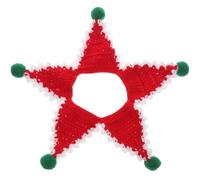 SOIMISS Christmas Pet Collar for Dog and Cat Adorable Xmas Bandana Soft Knitted Material for Holiday Outfits