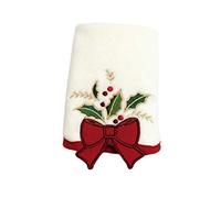 SOIMISS Christmas Tea Towels Hand Towels for Christmas Washcloth Organic Face Kitchen Xmas Hand Facial Facial Embroidered