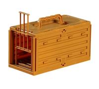 SOIMISS Clean The Shower Cage for Parrot Plastic Bird Transport Cage Canary Feeding Box for Bath and Feeding