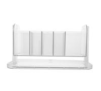 SOIMISS Clear Desktop Cosmetic Organizer Rack for Makeup Brushes Lipstick and Perfume Transparent Large Capacity Storage for Home Vanity Space-saving Design for Easy Makeup Tool