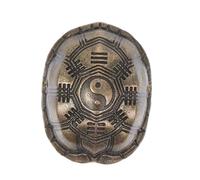 SOIMISS Coin Turtle Shell Ornament Taoist Feng Shui Lucky Tortoise Figurine Decorative Wisdom Symbol for Home Decor Portable Cultural Accent