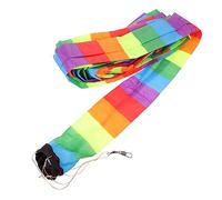 SOIMISS Colorful Kite Tail Streamers Rainbow Decorative Kite End Ribbon Accessory for Outdoor Games Easy to Attach Lightweight Vibrant Design