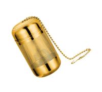 SOIMISS Compact Stainless Steel Seasoning Infuser with Fine Mesh Filter Basket for Tea Soup and Brine Portable Spice Strainer with Hook Chain for Home and Restaurant Use