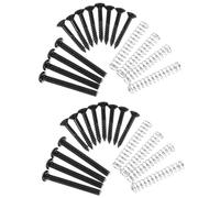SOIMISS Complete Guitar Pickup Mounting Screws Kit with Springs and Humbucker Pickup Height Screws for Bass and Electric Guitars for Secure Installation and Precise Tone Adjustment