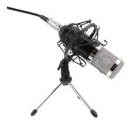 SOIMISS Condenser Microphone Recording Set with 3.5mm Wired Connection, Zinc Alloy Body and Steel Mesh, Suitable for Online Karaoke and Recording Studios, Thick round Full Random Color