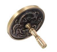 SOIMISS Copper Incense Press Mold with Chinese Style Pattern, Non-slipping Ash Press Tool for Home and Office Use, Comfortable Grip and Fine Workmanship Incense Kit for Ancient Wisdom Home