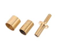 SOIMISS Copper Walking Stick Joint Lightweight Cane Connector with Anti-Slip Ferrules for Elderly Mobility Support Easy Installation Replacement Tips for Indoor Outdoor Stability