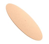 SOIMISS Cork Turntable Mat Vinyl Record Slipmat 297mm Diameter 3mm Thickness Natural Wood Color Record Player Cork Mat Playback