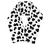 SOIMISS Cow Print Scarf Women's Warm Scarf Lovely Cow Pattern Shawl Cape durable Cotton Neck Gaiter Winter Warm Dress Up