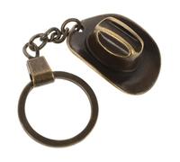 SOIMISS Cowboy Hat Pendant Keychain Decorative Small Keychain Backpack Pendant Scenario School Supplies