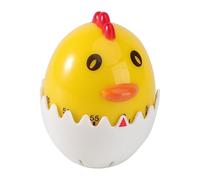 SOIMISS Creative Cartoon Eggshell Chicken Kitchen Timer Hour Mechanical Countdown Reminder for Baking for Young Chefs Easy to Use with