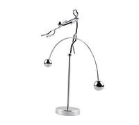 SOIMISS Creative Couple Design Swing Balance Tumbler Ornament for Office Desk Decoration Stable Flat Base Desktop Unique Science Art Craft for Home and Car Outer Space Theme Aesthetic