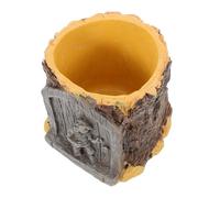 SOIMISS Creative Nordic Resin Flower Pot Small Indoor Planter with Playful Boy Figurine Holding Ball Decorative Garden Balcony Succulent Pot for Home Decor
